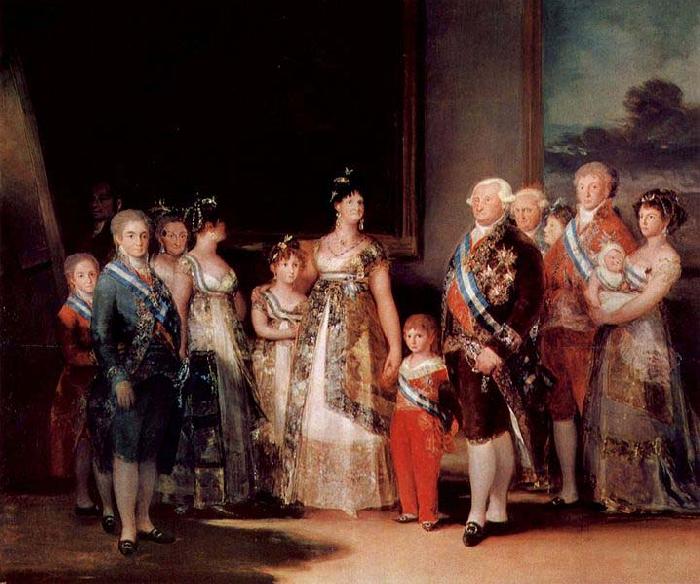 Francisco Goya The Family of Charles oil painting image